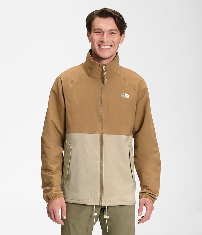 The North Face Mens Softshell Jacket Class V Full Zip 590HVADYO - Khaki